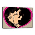 Don t Kiss With A Bloody Nose Face Man Girl Love Canvas 18  x 12  View1