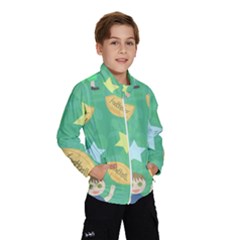 Football Kids Children Pattern Wind Breaker (kids) by Nexatart