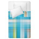 Lines Blue Stripes Duvet Cover Double Side (Single Size) View1