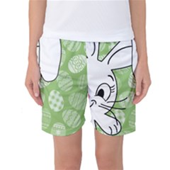 Easter Bunny  Women s Basketball Shorts by Valentinaart