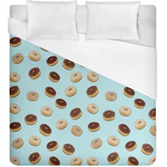 Donuts Pattern Duvet Cover (king Size) by Valentinaart