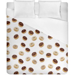 Donuts Pattern Duvet Cover (california King Size) by Valentinaart