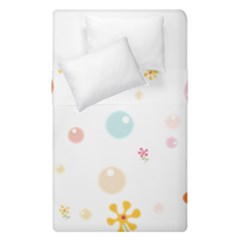 Flower Floral Star Balloon Bubble Duvet Cover Double Side (single Size) by Mariart