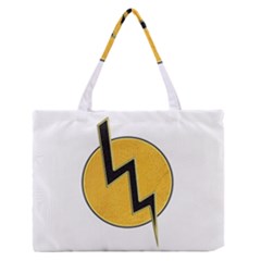 Lightning Bolt Medium Zipper Tote Bag by linceazul