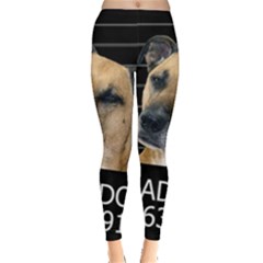 Bed Dog Leggings  by Valentinaart