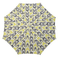 Tricolored Geometric Pattern Straight Umbrellas by linceazul