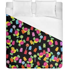 Candy Pattern Duvet Cover (california King Size) by Valentinaart