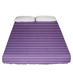 Lines Pattern Fitted Sheet (king Size)