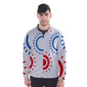 Color Light Effect Control Mode Circle Red Blue Wind Breaker (Men) View1