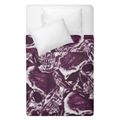 Skull Pattern Duvet Cover Double Side (single Size) by ValentinaDesign