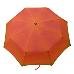 Scarlet Pimpernel Writing Orange Green Folding Umbrellas by Mariart