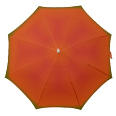 Scarlet Pimpernel Writing Orange Green Straight Umbrellas by Mariart