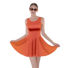 Scarlet Pimpernel Writing Orange Green Skater Dress by Mariart