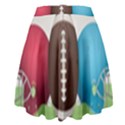 Helmet Ball Football America Sport Red Brown Blue Green High Waist Skirt View2