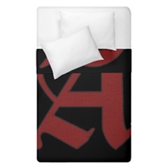 The Scarlet Letter Duvet Cover Double Side (single Size) by Valentinaart