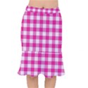 Plaid pattern Mermaid Skirt View1