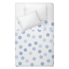 Bubble Balloon Circle Polka Blue Duvet Cover Double Side (single Size) by Mariart