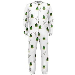 Cactus Pattern Onepiece Jumpsuit (men)  by Valentinaart