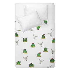 Cactus Pattern Duvet Cover Double Side (single Size) by Valentinaart