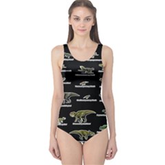 Dinosaurs Names One Piece Swimsuit