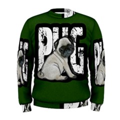 Pug Men s Sweatshirt by Valentinaart