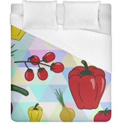 Vegetables Cucumber Tomato Duvet Cover (california King Size) by Nexatart