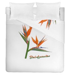 Bird Of Paradise Duvet Cover Double Side (queen Size) by Valentinaart