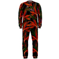 Bird Of Paradise Onepiece Jumpsuit (men)  by Valentinaart