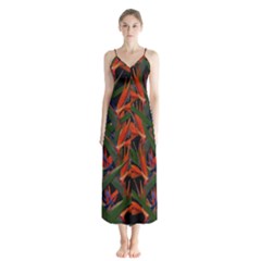 Bird Of Paradise Chiffon Maxi Dress by Valentinaart