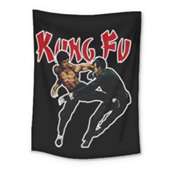 Kung Fu  Medium Tapestry by Valentinaart