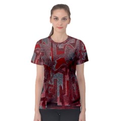 Abstract Art Women s Sport Mesh Tee