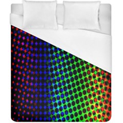 Digitally Created Halftone Dots Abstract Duvet Cover (california King Size)