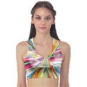 Illustration Material Collection Line Rainbow Polkadot Polka Sports Bra View1