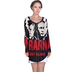 Make Tyranny Great Again Long Sleeve Nightdress by Valentinaart