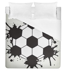 Soccer Camp Splat Ball Sport Duvet Cover (queen Size) by Mariart