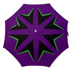 Rays Light Chevron Purple Green Black Line Straight Umbrellas by Mariart