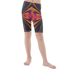 Casanova Abstract Art Colors Cool Druffix Flower Freaky Trippy Kids  Mid Length Swim Shorts by BangZart