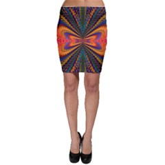 Casanova Abstract Art Colors Cool Druffix Flower Freaky Trippy Bodycon Skirt by BangZart