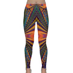 Casanova Abstract Art Colors Cool Druffix Flower Freaky Trippy Classic Yoga Leggings by BangZart