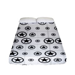 Army Stars Fitted Sheet (full/ Double Size) by linceazul