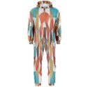 Colorful Geometric Abstract Hooded Jumpsuit (Men)  View1