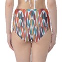 Colorful Geometric Abstract High-Waist Bikini Bottoms View2