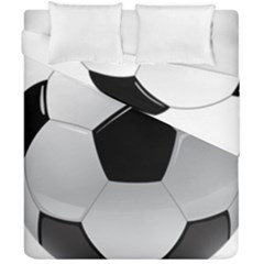 Soccer Ball Duvet Cover Double Side (california King Size) by BangZart