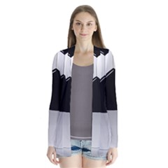 Soccer Ball Drape Collar Cardigan by BangZart