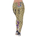 Traditional Art Batik Pattern Velvet Leggings View2