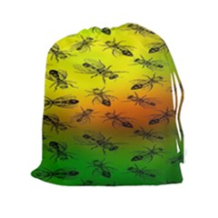 Insect Pattern Drawstring Pouches (xxl) by BangZart