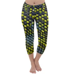 Lizard Animal Skin Capri Winter Leggings  by BangZart