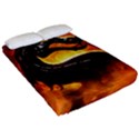 Dragon And Fire Fitted Sheet (Queen Size) View2