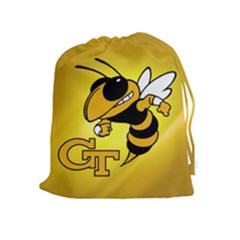 Georgia Institute Of Technology Ga Tech Drawstring Pouches (extra Large) by BangZart