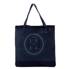 Minimalistic Knowledge Mathematics Trigonometry Grocery Tote Bag by BangZart